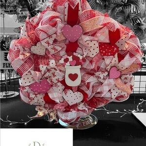 Valentine's Day Heart Wreath